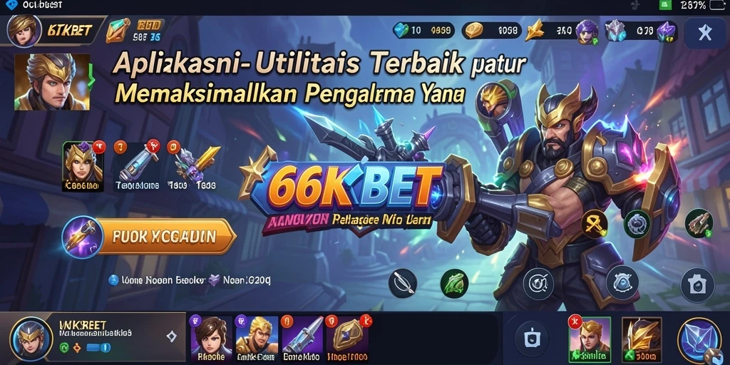 Tampilan antarmuka 66KBET yang modern dan mudah digunakan.