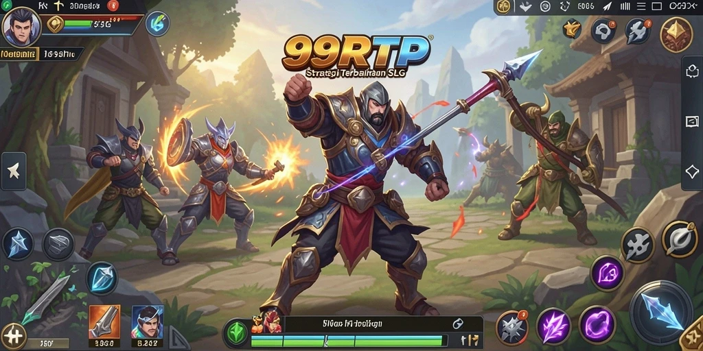 Screenshot gameplay 99RTP yang menampilkan strategi pertempuran yang mendebarkan.