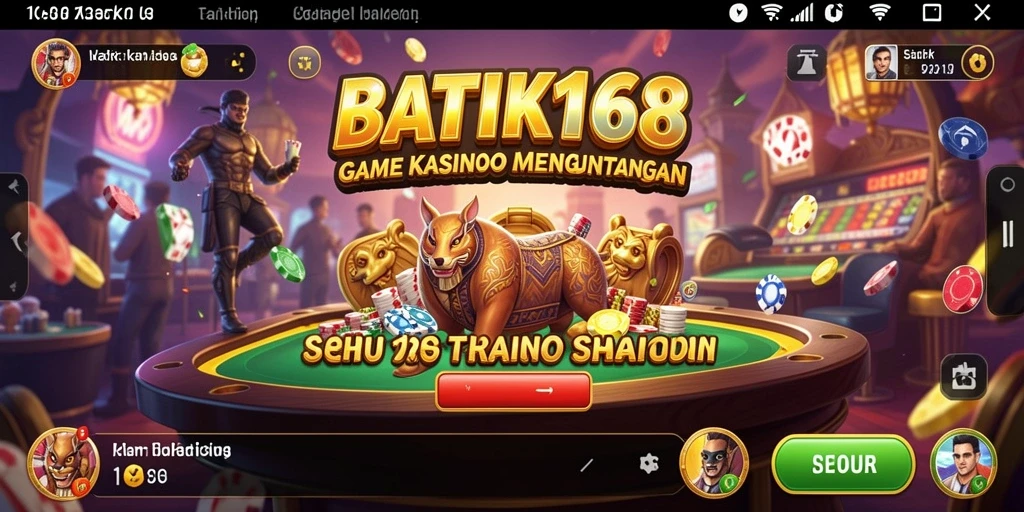 Tampilan gameplay seru di BATIK168 dengan fitur kasino menarik.