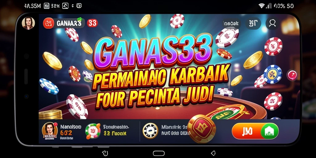Tampilan menarik dari gameplay Kasino di GANAS33.