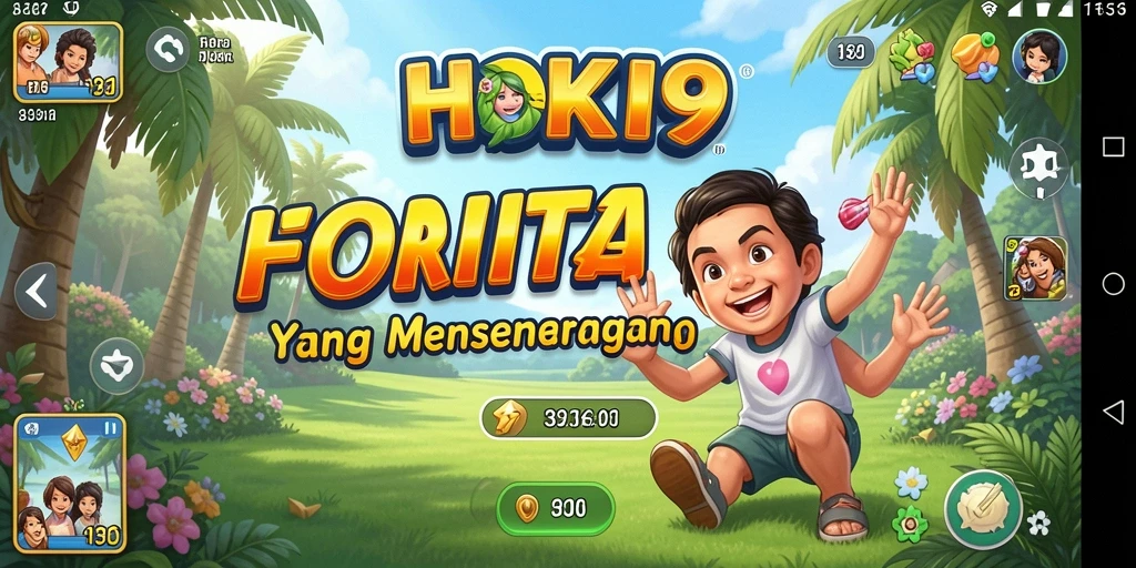 Tampilan gameplay HOKI9 yang menarik dan penuh warna.