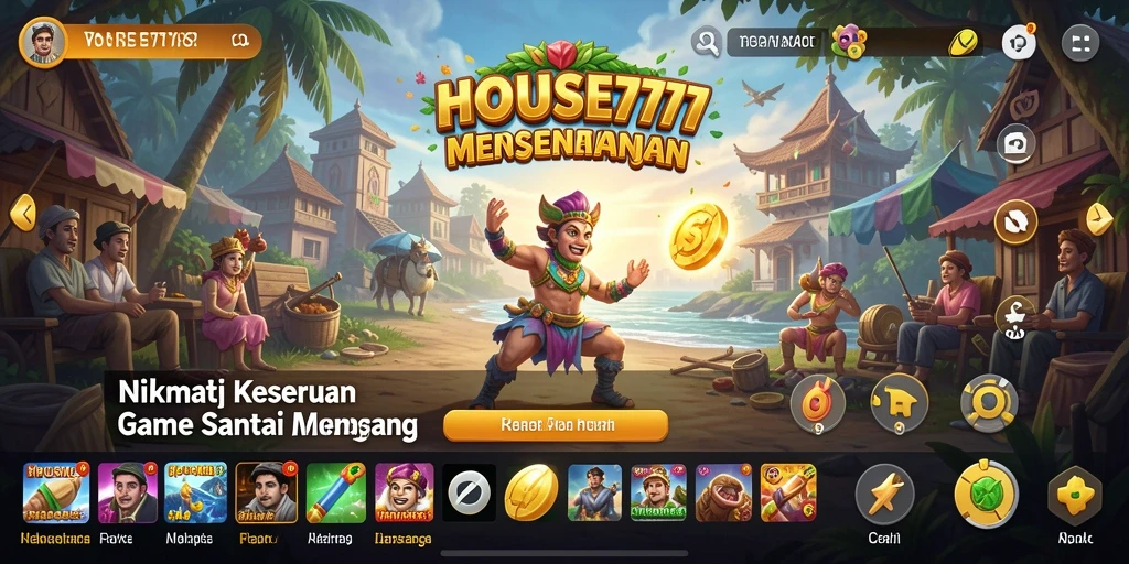 Tampilan menarik gameplay HOUSE777 yang mengasyikkan.
