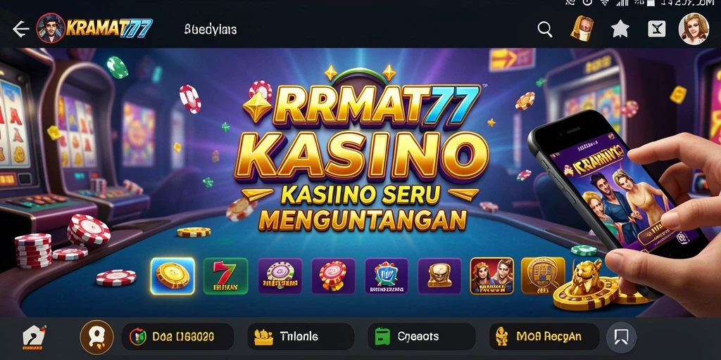 Tampilan gameplay seru dari KRAMAT77, penuh aksi dan kesenangan.