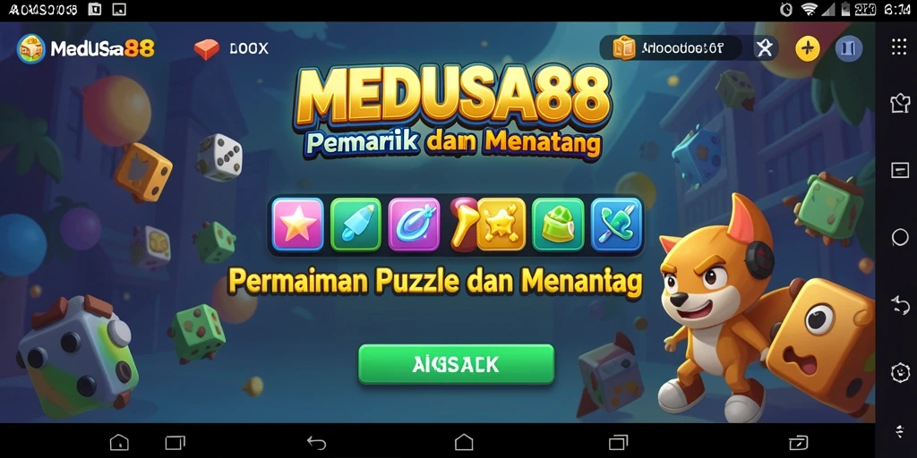 Tampilan gameplay MEDUSA88 yang menantang dan menarik.