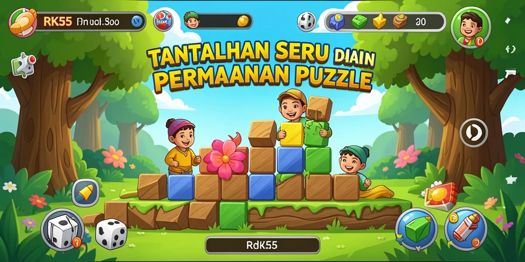 Gameplay RK55 yang penuh tantangan dan keseruan.
