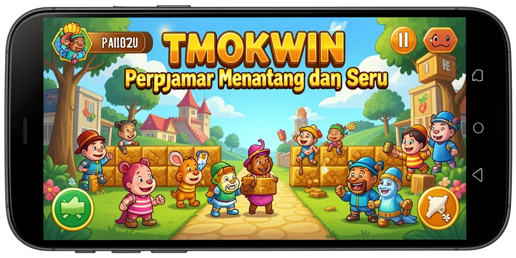 Tampilan gameplay TMOKWIN dengan berbagai teka-teki yang menantang.